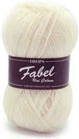Drops Fabel Uni Colour 100 Naturel