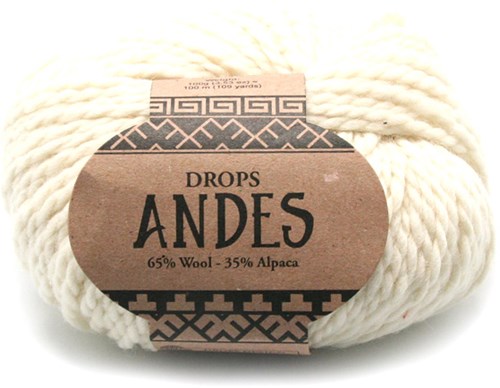 Drops Andes Uni Colour 100 Naturel
