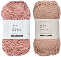 Yarn and Colors Lots of Dots Wrap Haakpakket 2 Rosé-2