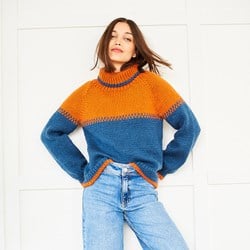 Stylecraft breipatroon Softie Roll- and Round Neck Sweater (2 designs)