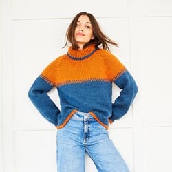 Stylecraft breipatroon Softie Roll- and Round Neck Sweater (2 designs)