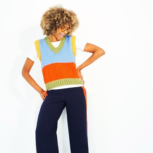 Stylecraft breipatroon Special XL Round & V-Neck Tank (2 designs)-3