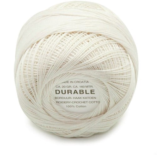 Durable Borduur- en haakkatoen 1020 Offwhite