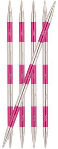 KnitPro Smartstix Sokkennaalden 14 cm (Roze) 2,00 mm-2