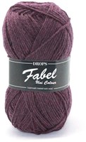Drops Fabel Uni Colour 104 Paars
