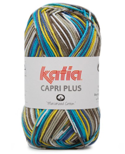Katia Capri Plus 106 Brown / Blue / Ochre