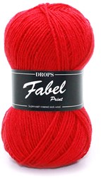 Drops Fabel Uni Colour 106 Rood