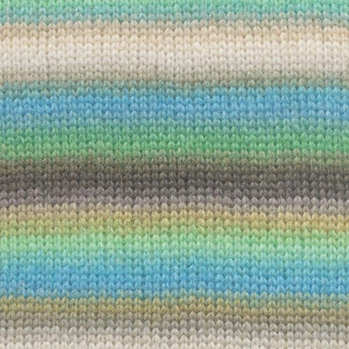 Lang Yarns Cloud 0016 groen/turquoise/messing