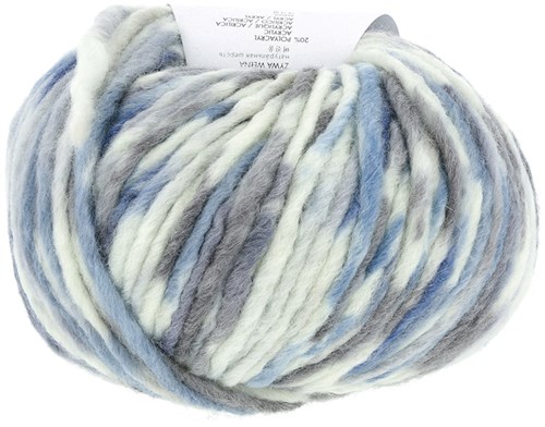 Lang Yarns Bold Color 0016 zwart/petrol/grijs