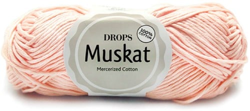 Drops Muskat Uni Colour 10 Peach