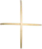 Go Handmade Bamboe Halfronde Ringen Met Gaten-2