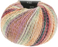 Lang Yarns Footprints 0015 Oranje/Lila/Groen-2