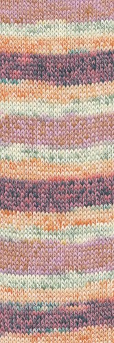 Lang Yarns Footprints 0015 Oranje/Lila/Groen-3