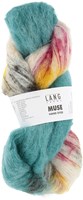 Lang Yarns Muse 009 Turquoise Bedrukt-3