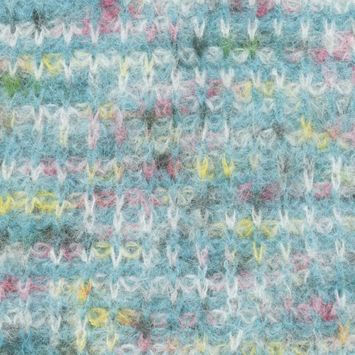 Lang Yarns Muse 0009 turquoise bedrukt