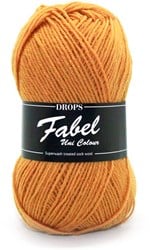 Drops Fabel Uni Colour 111 Mosterdgeel