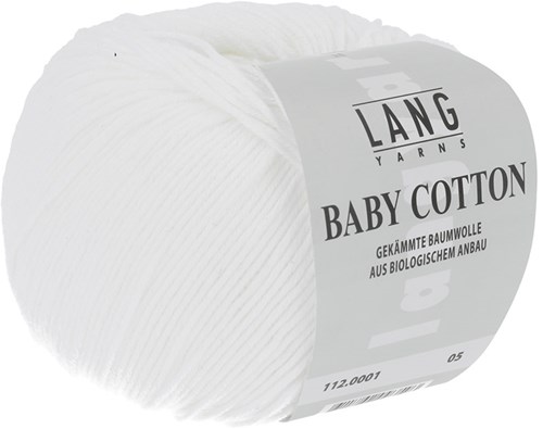 Lang Yarns Baby Cotton 0001 Wit-2