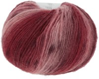 Lang Yarns Cloud Tweed 0009 roze/rood/donkerrood