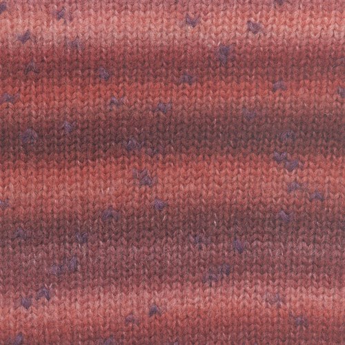 Lang Yarns Cloud Tweed 0009 roze/rood/donkerrood