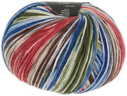 Lang Yarns Move 0011 olijf/blauw/rood