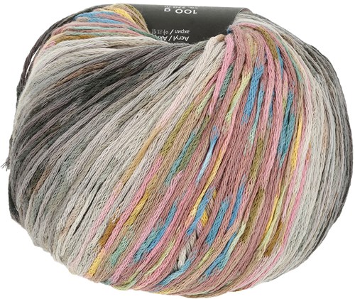Lang Yarns Artsy 001 Grijs/Roze-2