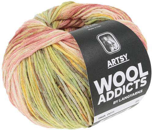 Lang Yarns Artsy 011 Geel/Roze-3