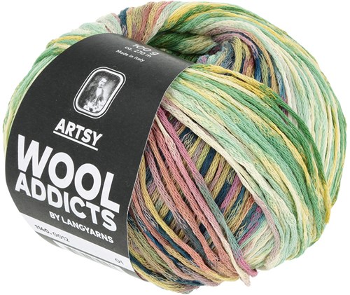 Lang Yarns Artsy 012 Groen/Geel/Roze/Petrol-2