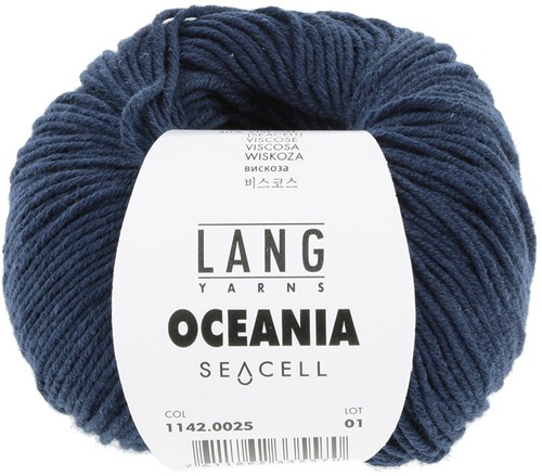 Lang Yarns Oceania 025 Marineblauw