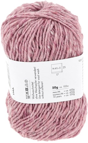 Lang Yarns Donegal Tweed+ 009 Roze-3