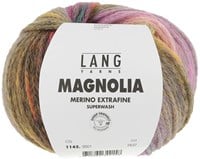 Lang Yarns Magnolia 001 Mosterdgeel/Grijs/Fuchsia