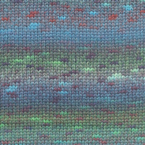 Lang Yarns Magnolia 0003 turkoois/rood/groen
