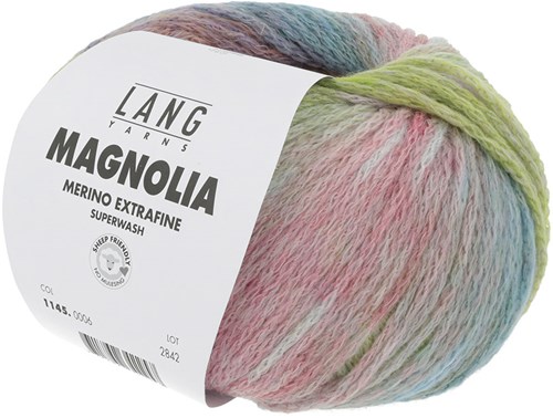 Lang Yarns Magnolia 006 Lichtgroen/Bleu/Oranje-2