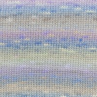 Lang Yarns Magnolia 0007 blauw/beige/lila