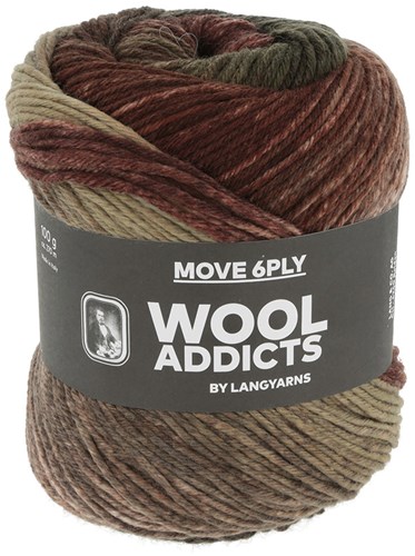 Lang Yarns Move 6-Fach 006 Bruin/Camel/Kastanje