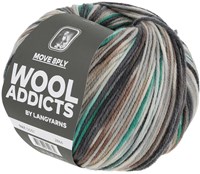 Lang Yarns Move 8-Fach 001 Zwart/Grijs/Groen-2