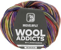 Lang Yarns Move 8-Fach 004 Oranje/Paars/Steen
