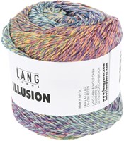 Lang Yarns Illusion 0002 Paars/Petrol/Geel/Lichtblauw-2