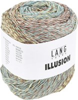 Lang Yarns Illusion 0005 Bruin/Lichtblauw/Lichtgeel-3