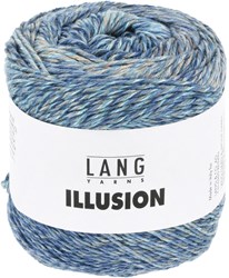 Lang Yarns Illusion 0006 Blauw/Grijs/Beige