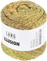 Lang Yarns Illusion 0007 Olijfgeel/Bruin/Oranje-2
