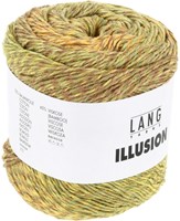 Lang Yarns Illusion 0007 Olijfgeel/Bruin/Oranje-3