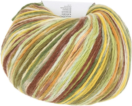 Lang Yarns Lisboa 0005 Geel/Olijf/Bruin/Oranje-2