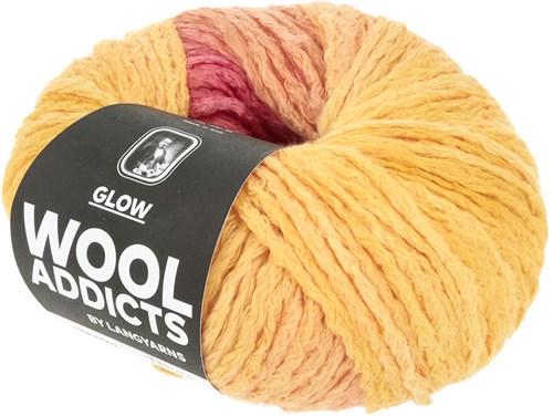 Lang Yarns Glow 0052 Oranje/Rood-2