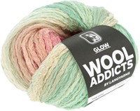 Lang Yarns Glow 0054 Salie/Rood-3