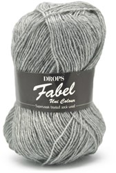 Drops Fabel Uni Colour 115 Lichtgrijs