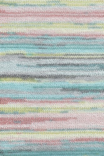 Lang Yarns Fiesta 0004 Turquoise/Aqua/Grijs/Zalm-3