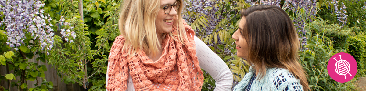 Omslagdoek haken met Stylecraft special dk