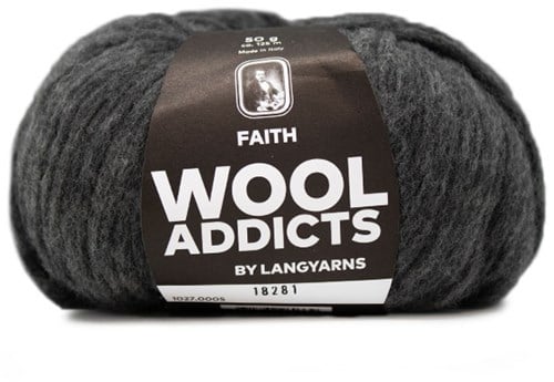 Wooladdicts Wild Wandress Trui Breipakket 3 L Grey Mélange