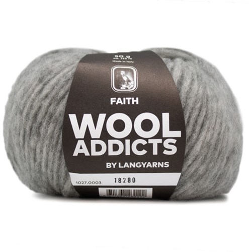 Wooladdicts Boho Soul Capuchon Sjaal Breipakket 1 Light Grey Mélange