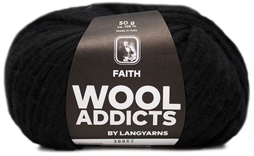 Wooladdicts Boho Soul Capuchon Sjaal Breipakket 2 Black